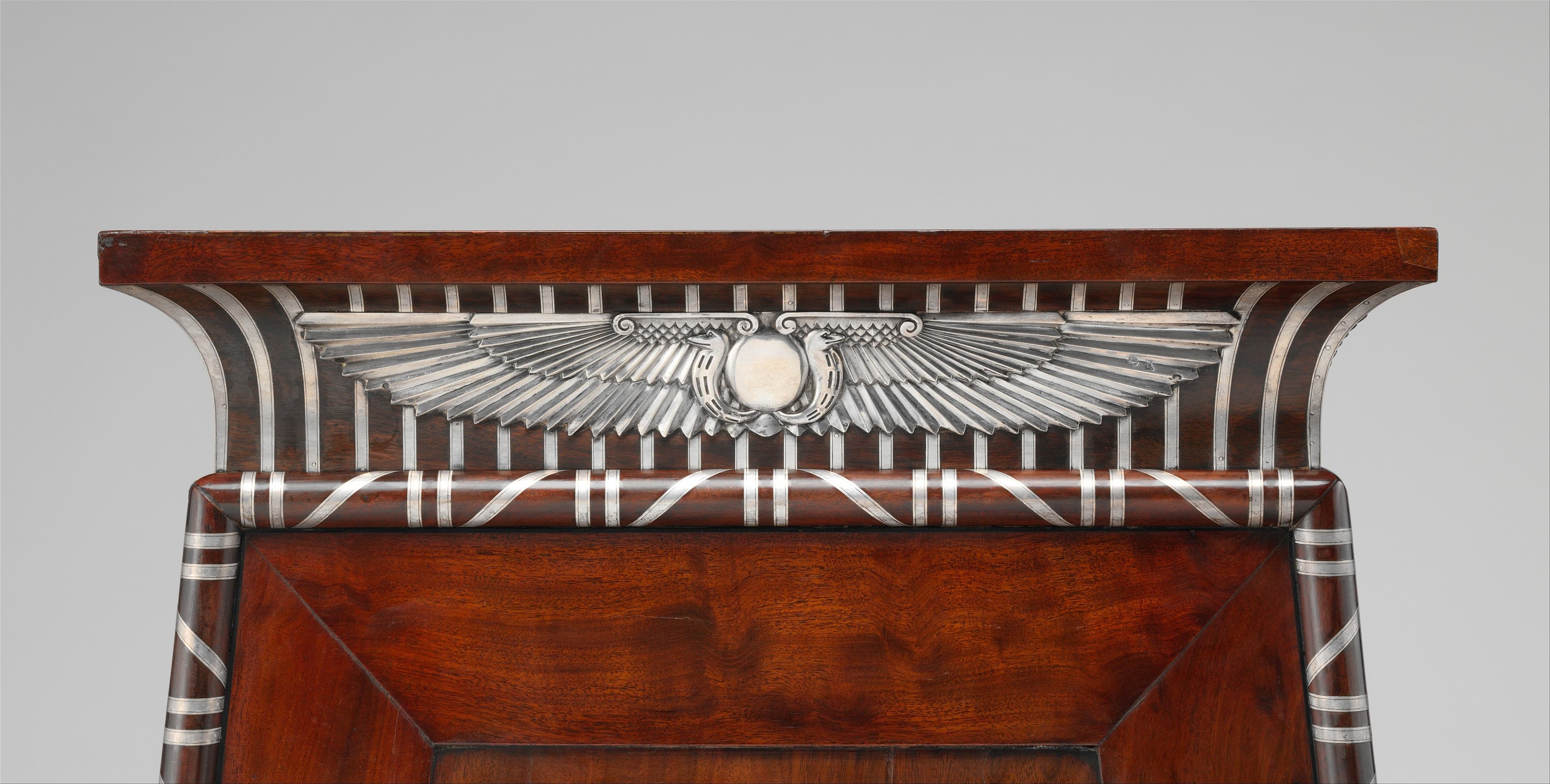 Mahogany 10-Tray Coin Cabinet