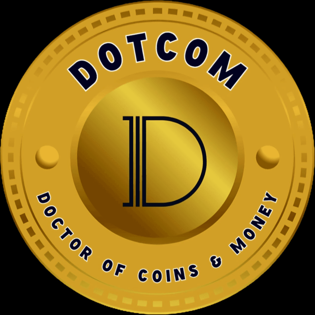 DOTCOM Doctor of Coins & Money Logo