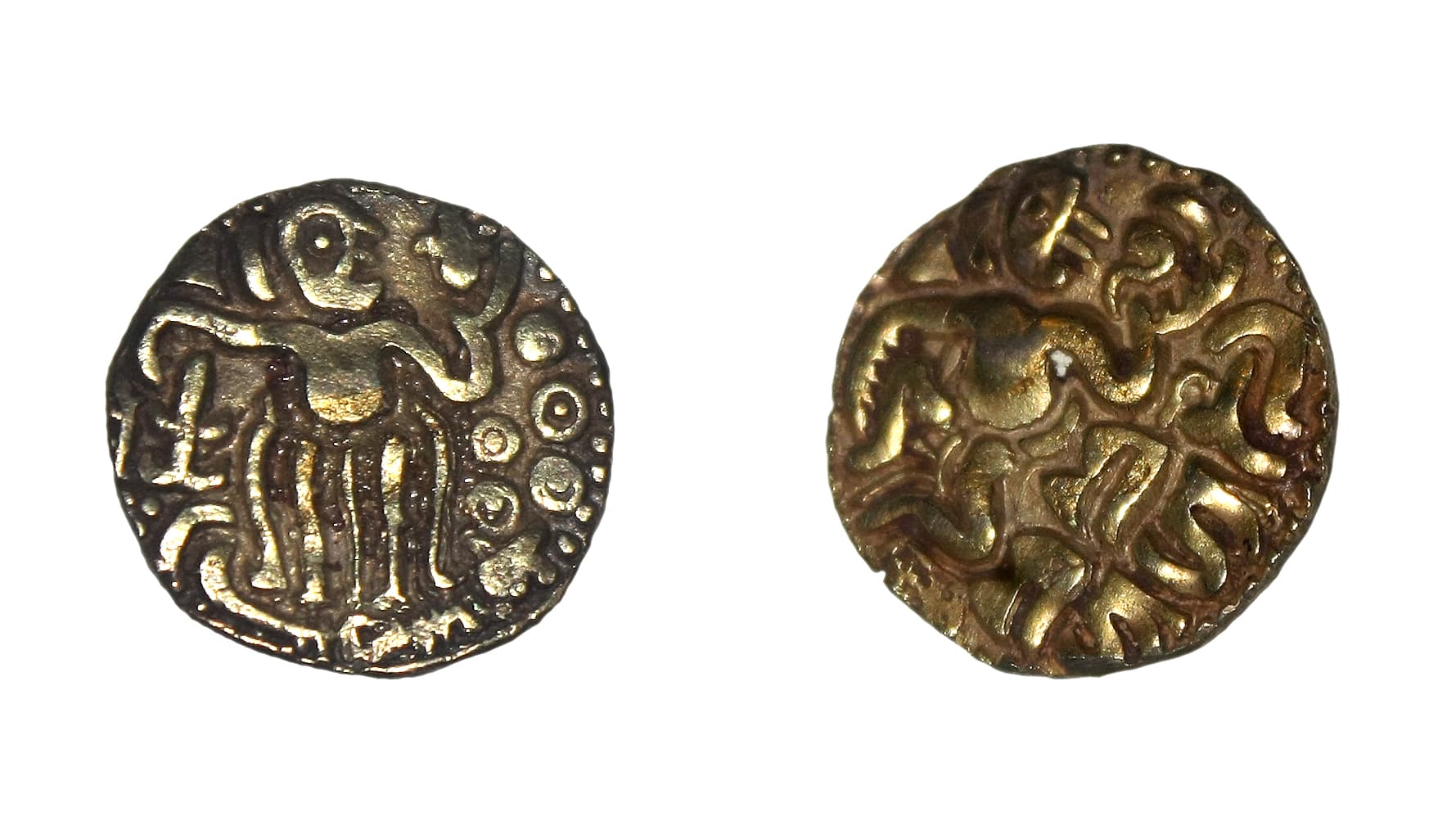Rajaraja Chola I Gold Kahavanu Obverse