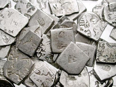 Mauryan Punch-Marked Karshapana Obverse